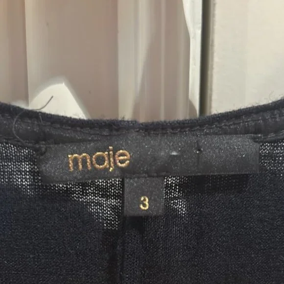 ❌❌SOLD Riska unit long sleeve dress size 3 navy Euc - Picture 9 of 14